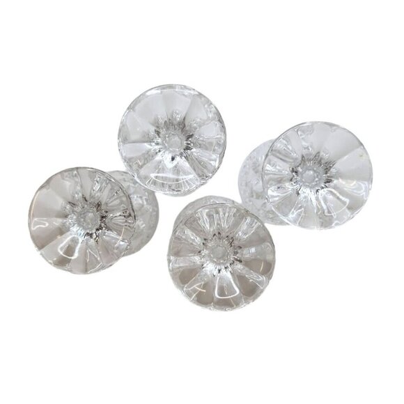 Vintage Set Of 4 Crystal d'Adriana LUNA 6 inch Water Goblets/Wine Glasses - Picture 9 of 16